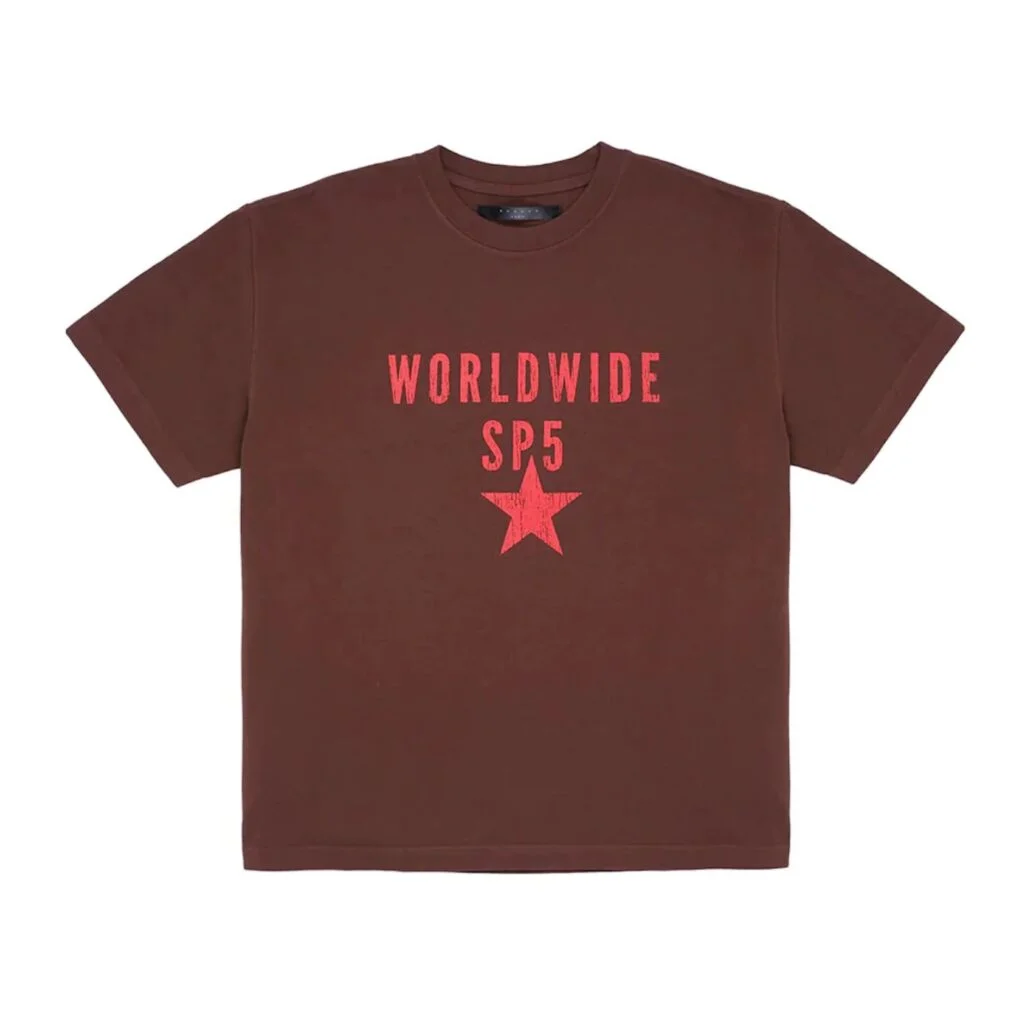 Sp5der-Oversized-Worldwide-Sp5-Tee-Chocolate.webp