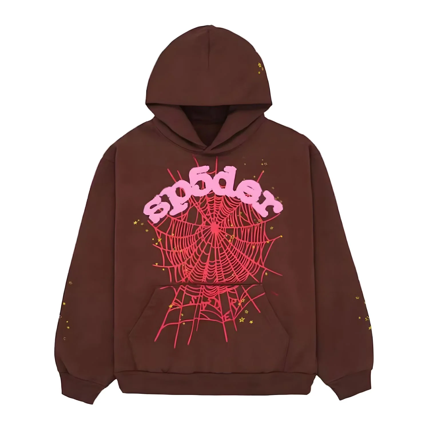 Sp5der-Web-Hoodie-Brown.webp